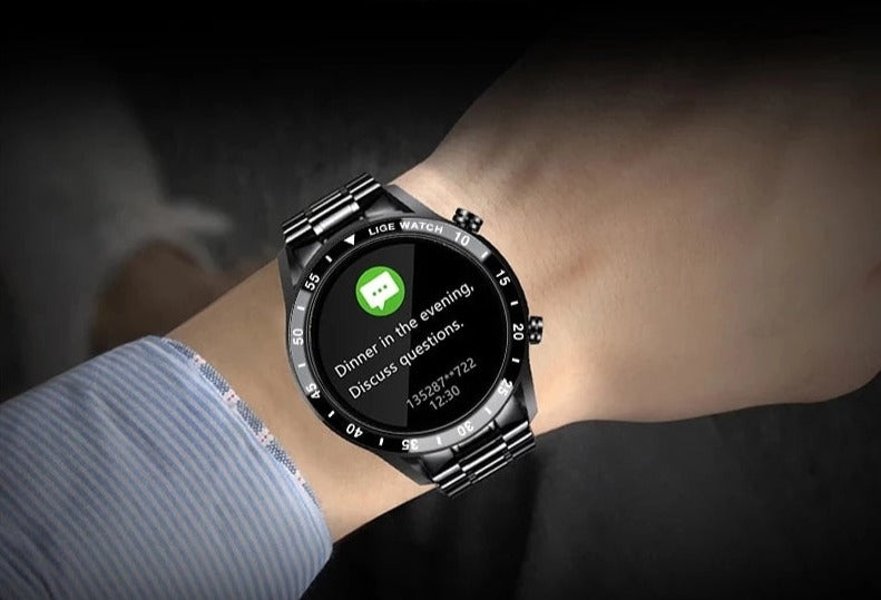 Luxe smartwatch Sam - Stijlvol en functioneel voor een verfijnde look.