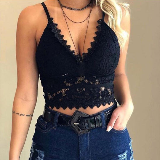 Maëlle | Kanten Bralette Crop-Top