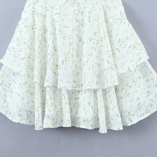 Heidi | Mini dress with eyelet embroidery