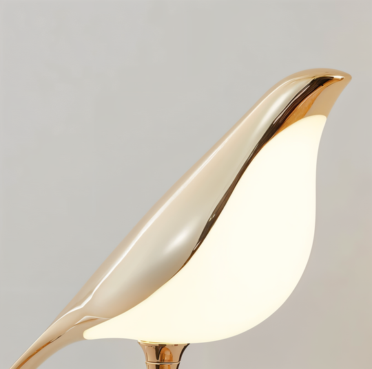 LumeBird wandlamp, een artistieke en stijlvolle verlichting met een uniek vogelthema.
