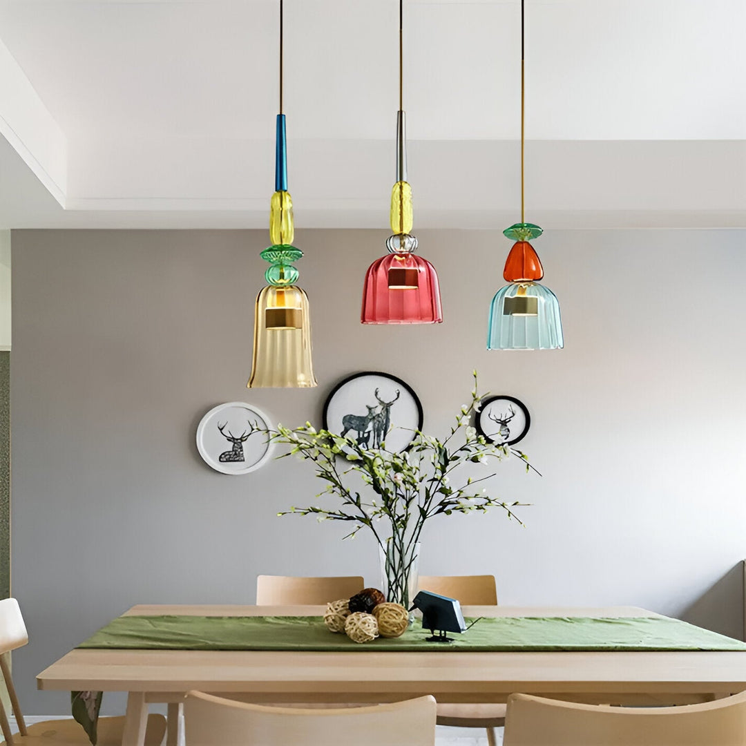 Design LichtLuxe LED hanglampen die de woonkamer een luxueuze sfeer geven.