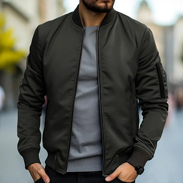Bryson | Bomberjack elegante da uomo | Nero