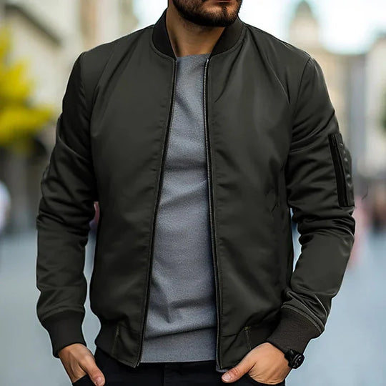 Bryson | Bomberjack elegante da uomo | Nero