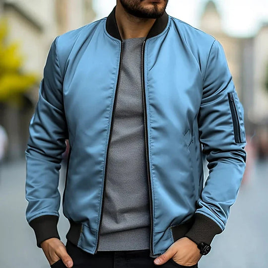 Bryson | Bomberjack elegante da uomo | Nero