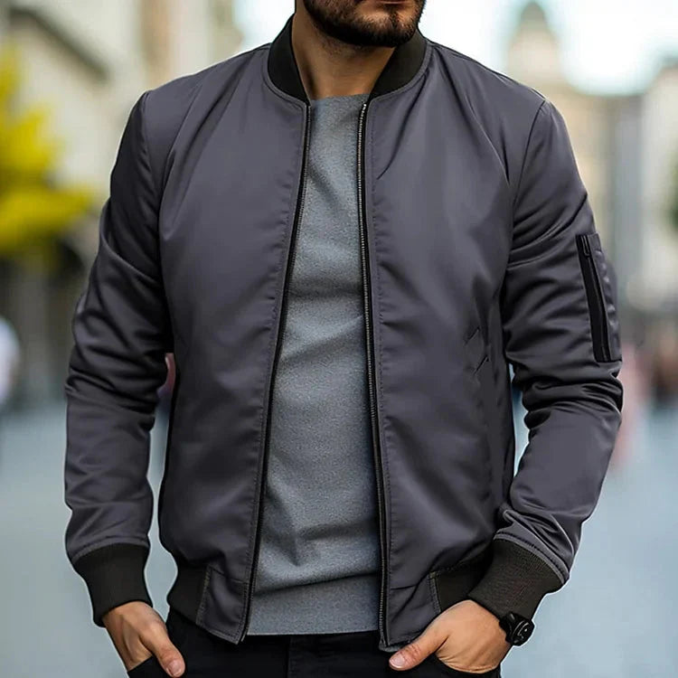 Bryson | Bomberjack elegante da uomo | Nero