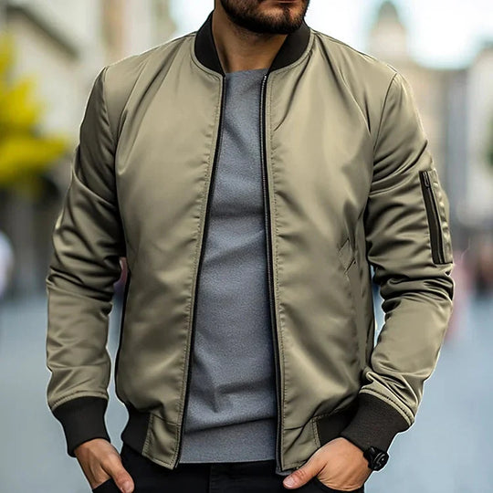 Bryson | Bomberjack elegante da uomo | Nero