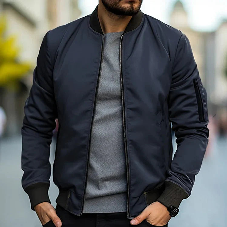 Bryson | Bomberjack elegante da uomo | Nero