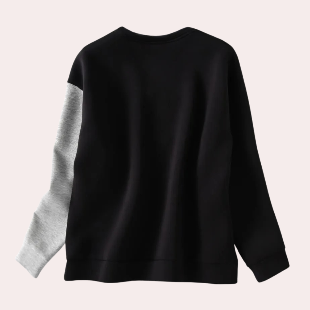 Yara | Women's Luxury Sweatshirt | Black