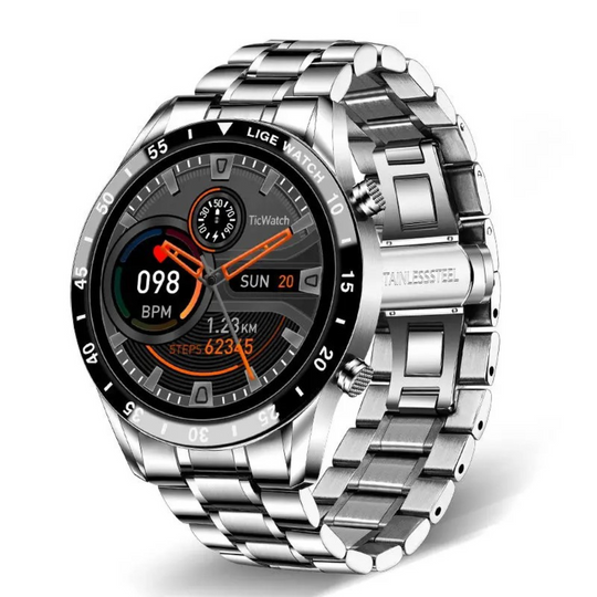 Voor stijlvolle en functionele - Sam luxe smartwatch met geavanceerde functies.