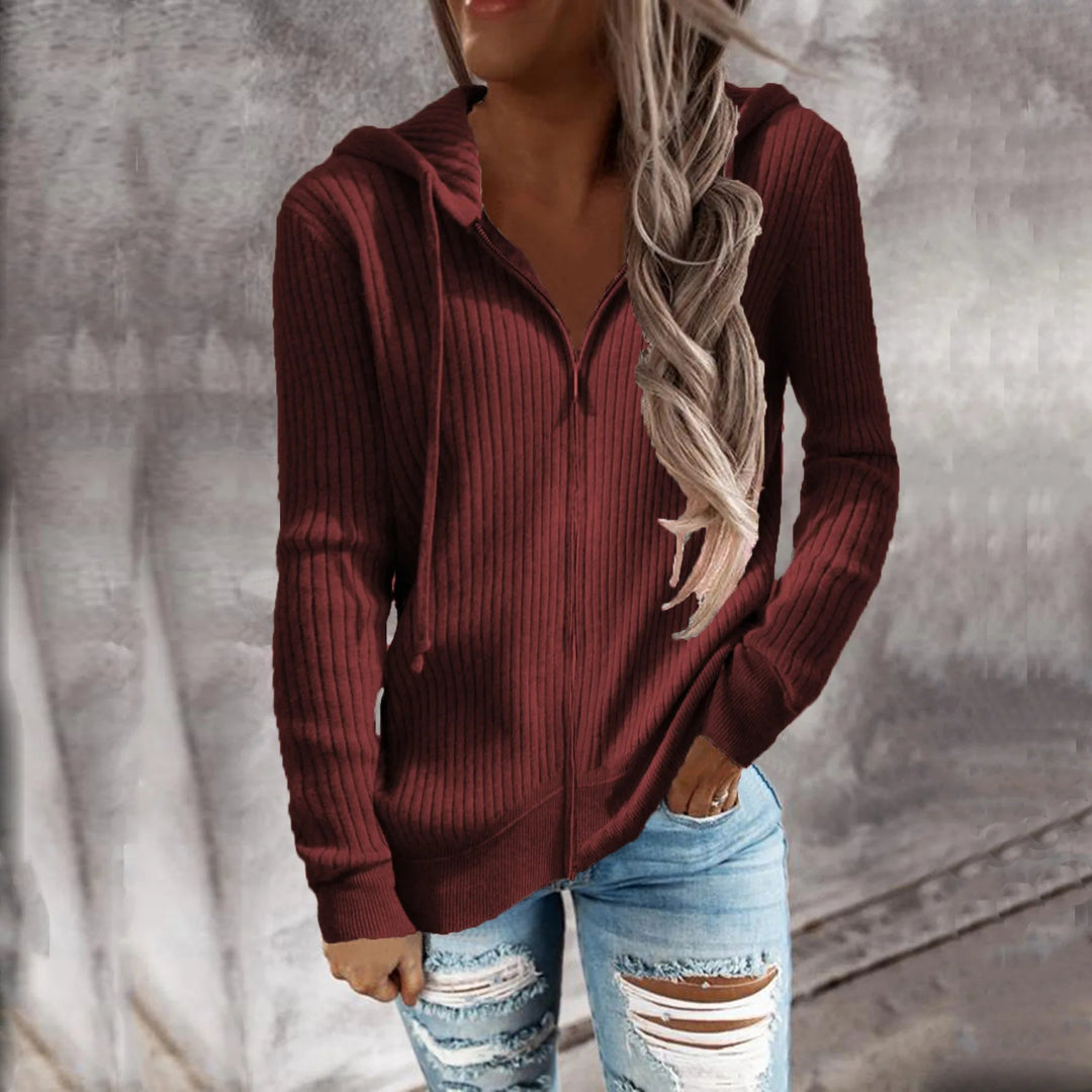 Isabel | Stijlvolle hoodie met rits voor casual outfits