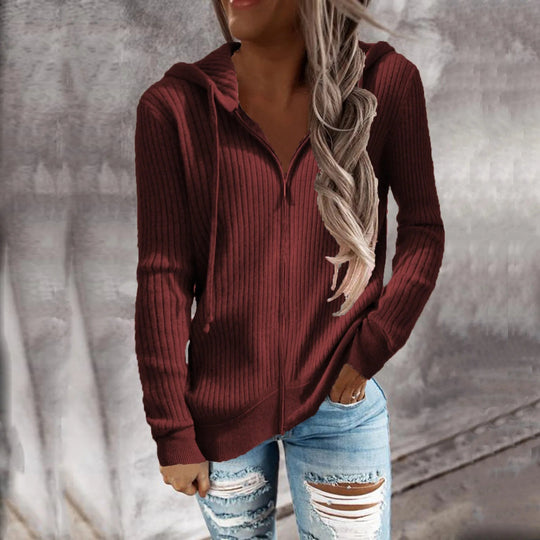 Isabel | Stijlvolle hoodie met rits voor casual outfits
