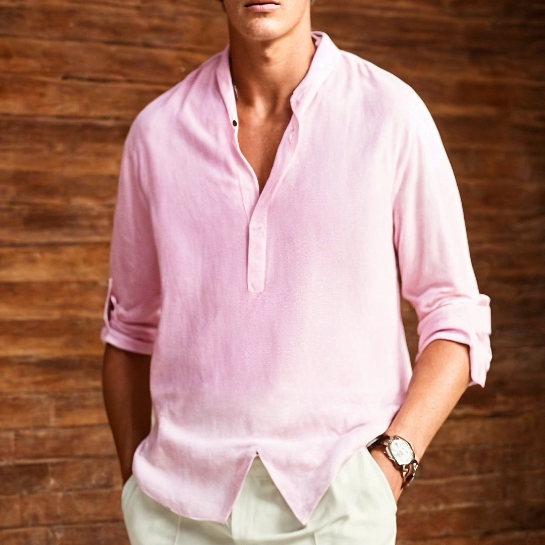 Jack | Camicia tempo libero rilassante in fibre naturali fit
