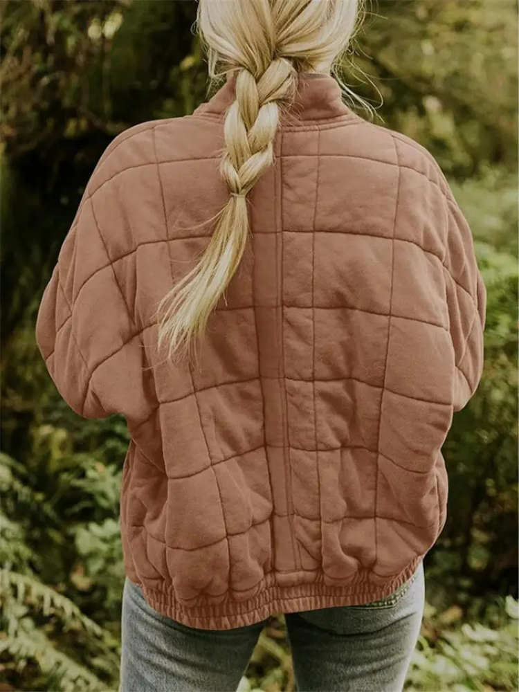 Isabella | Giacca Invernale Imbottita Donna | Grigio Scuro