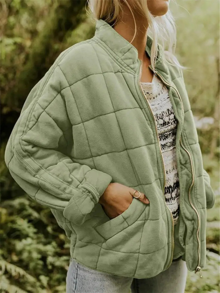 Isabella | Giacca Invernale Imbottita Donna | Grigio Scuro
