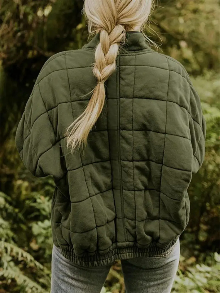 Isabella | Giacca Invernale Imbottita Donna | Grigio Scuro
