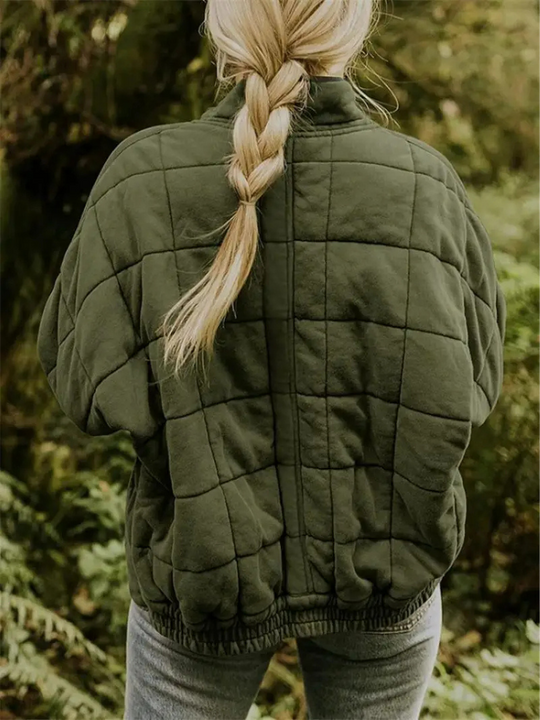 Isabella | Giacca Invernale Imbottita Donna | Grigio Scuro