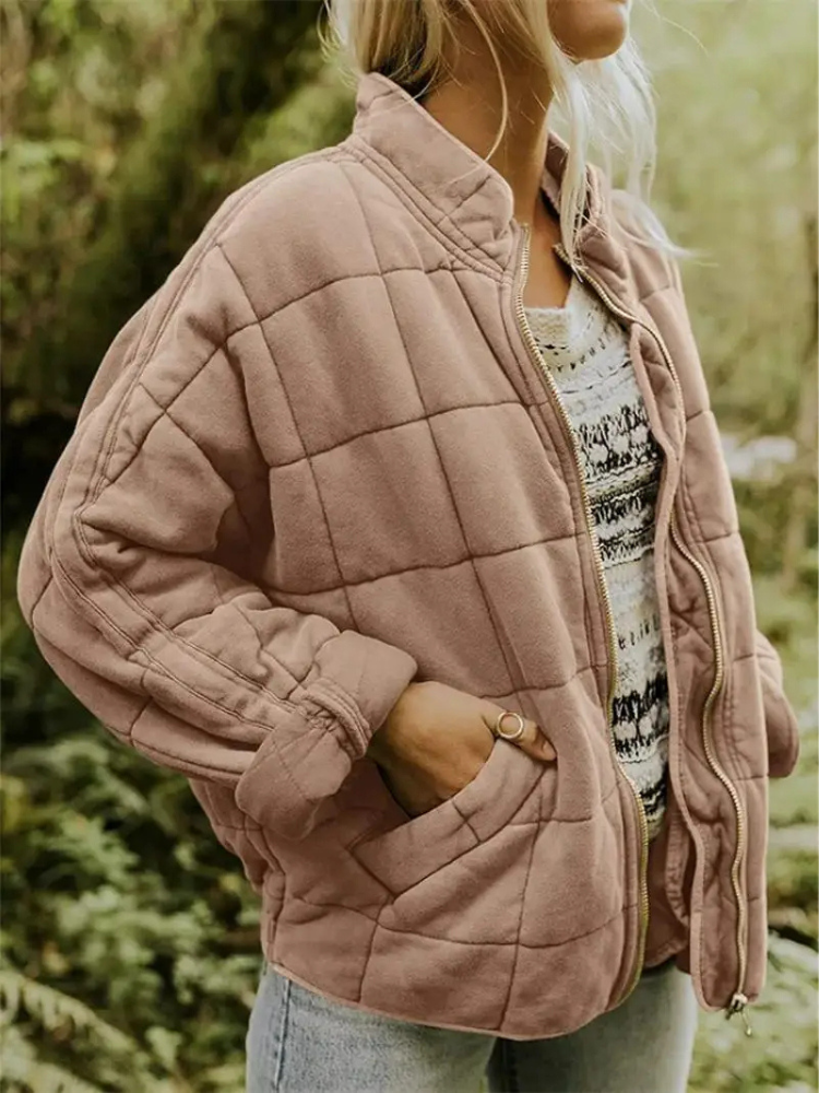 Isabella | Giacca Invernale Imbottita Donna | Grigio Scuro