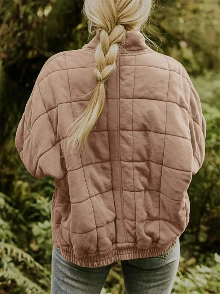 Isabella | Giacca Invernale Imbottita Donna | Grigio Scuro