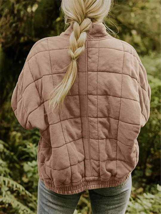 Isabella | Giacca Invernale Imbottita Donna | Grigio Scuro