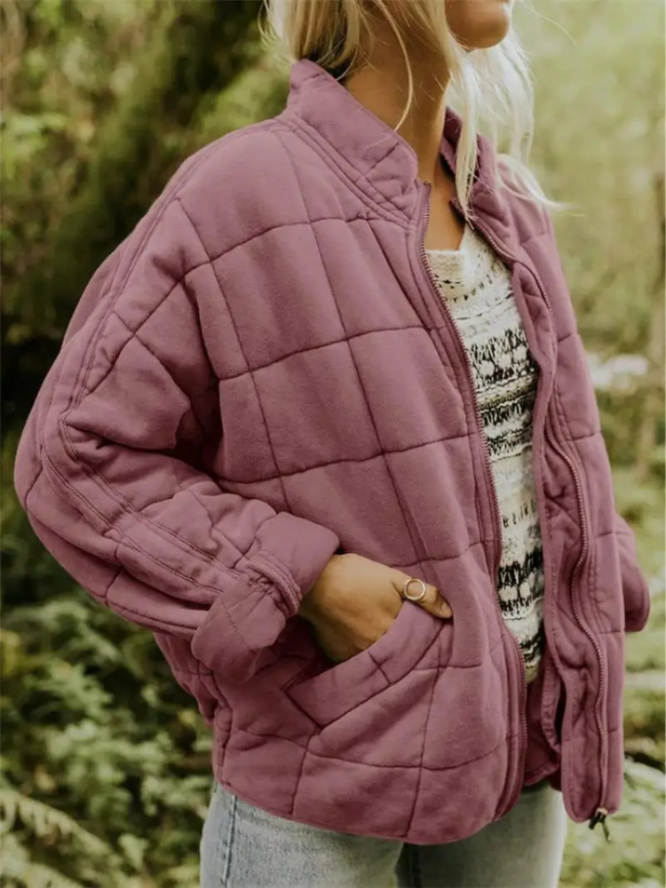 Isabella | Giacca Invernale Imbottita Donna | Grigio Scuro