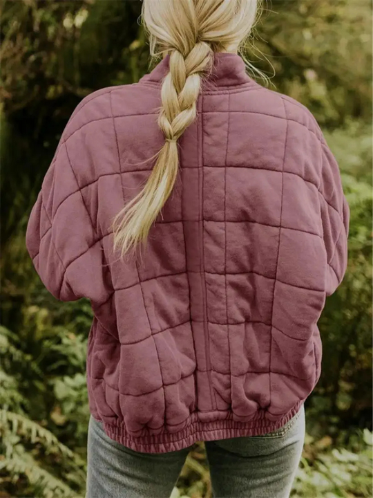Isabella | Giacca Invernale Imbottita Donna | Grigio Scuro