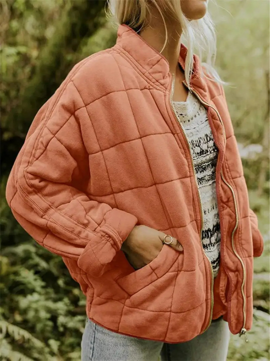 Isabella | Giacca Invernale Imbottita Donna | Grigio Scuro