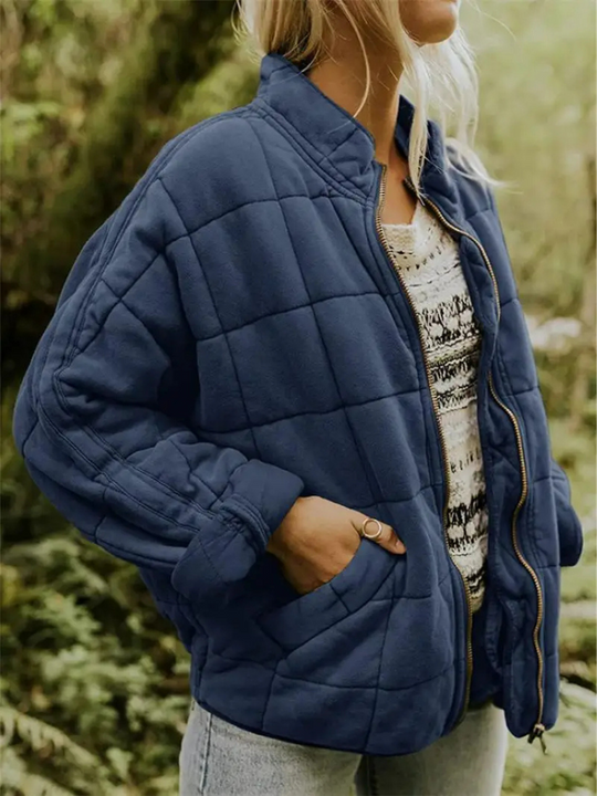 Isabella | Giacca Invernale Imbottita Donna | Grigio Scuro