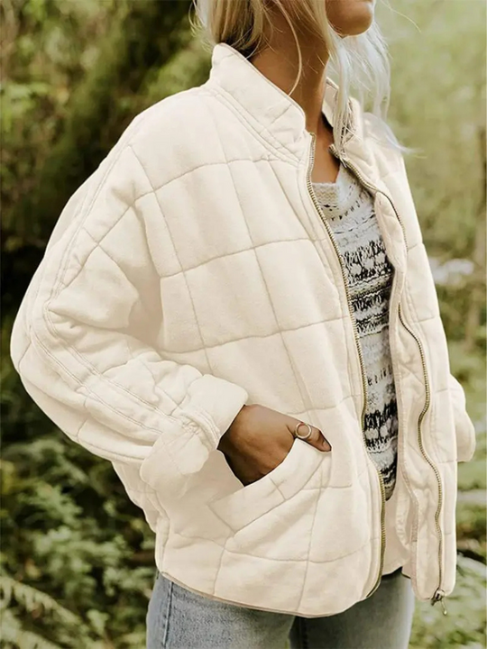 Isabella | Giacca Invernale Imbottita Donna | Grigio Scuro