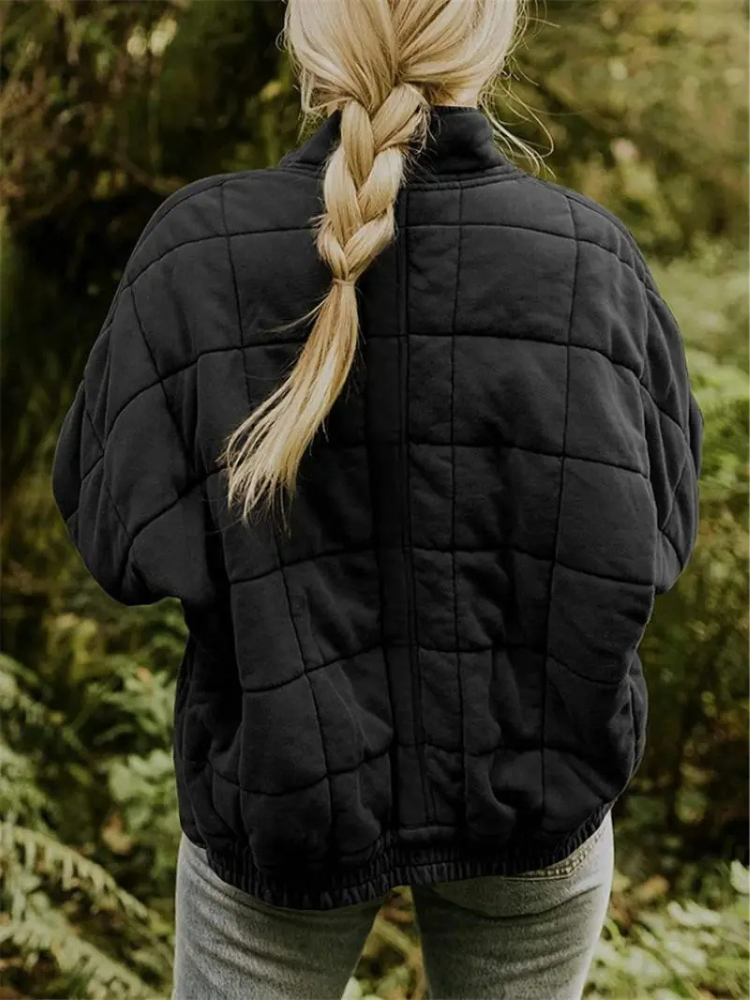 Isabella | Giacca Invernale Imbottita Donna | Grigio Scuro