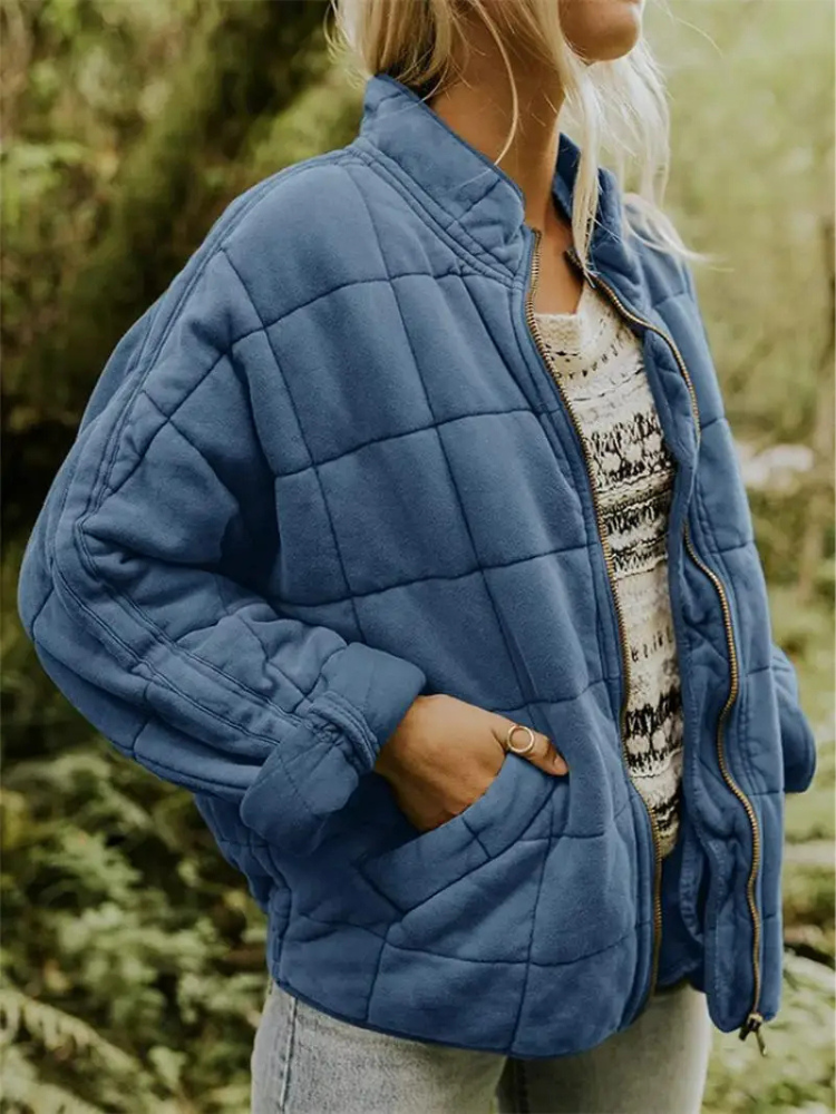 Isabella | Giacca Invernale Imbottita Donna | Grigio Scuro