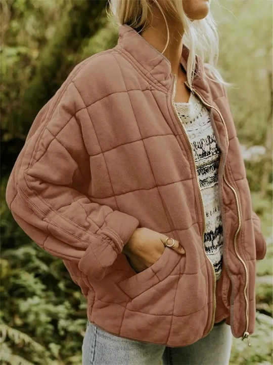 Isabella | Giacca Invernale Imbottita Donna | Grigio Scuro