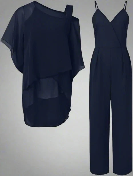 Jennifer | Elegantes Chiffon-Set
