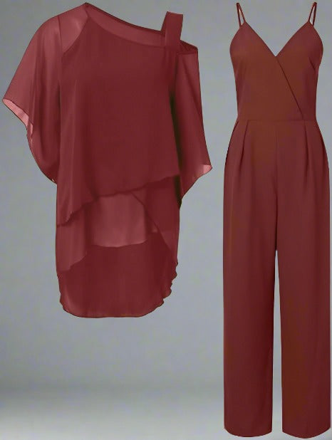 Jennifer | Elegant chiffon set