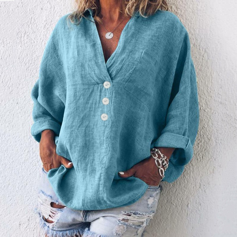 Jennifer | Elegant and stylish blouse with puff sleeves
