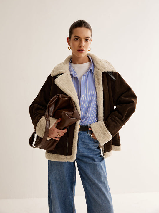 Jennifer | Elegante vintagestijl fleecejas
