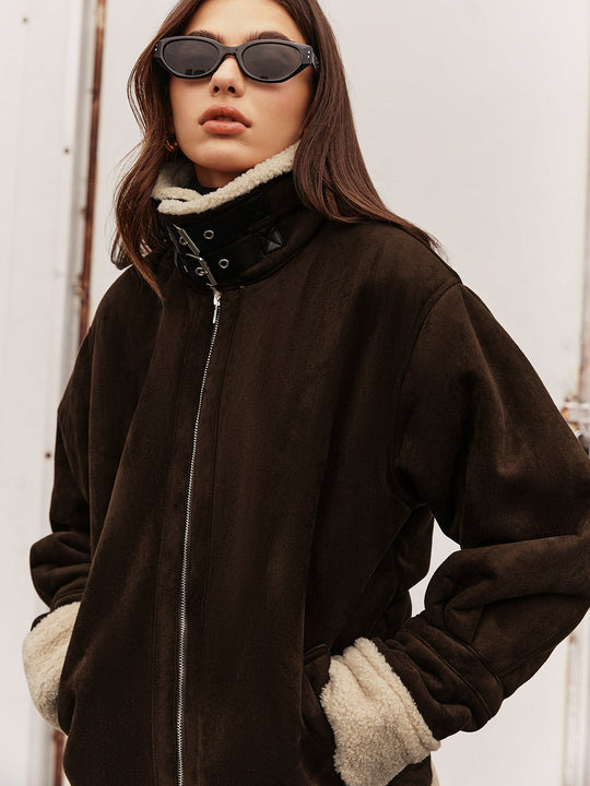 Jennifer | Elegante vintagestijl fleecejas