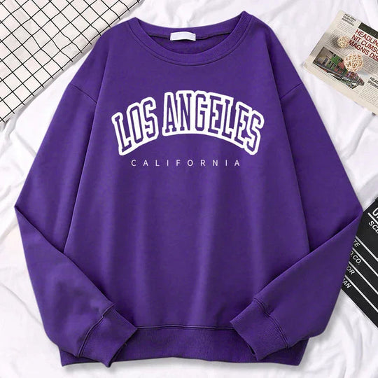 Jennifer | Oversized fleece sweatshirt with round neck