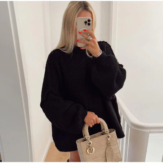 Jessica | Weicher übergroßer Strickpullover