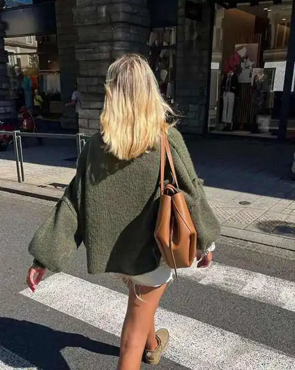 Jessica | Weicher übergroßer Strickpullover