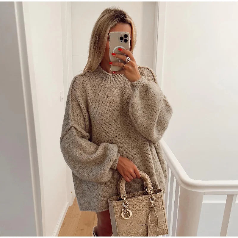 Jessica | Weicher übergroßer Strickpullover