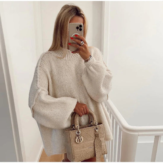 Jessica | Weicher übergroßer Strickpullover