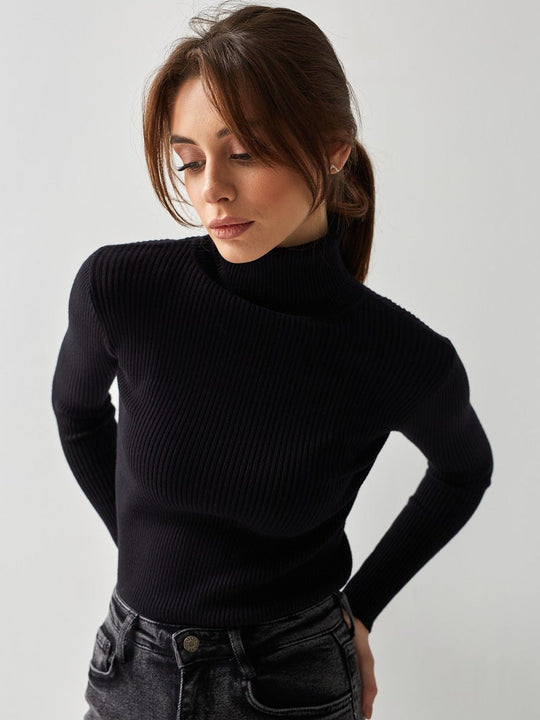 Jessika | Classic cotton turtleneck sweater