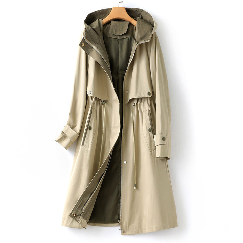 Jessika | Trench coat impermeabile con cappuccio