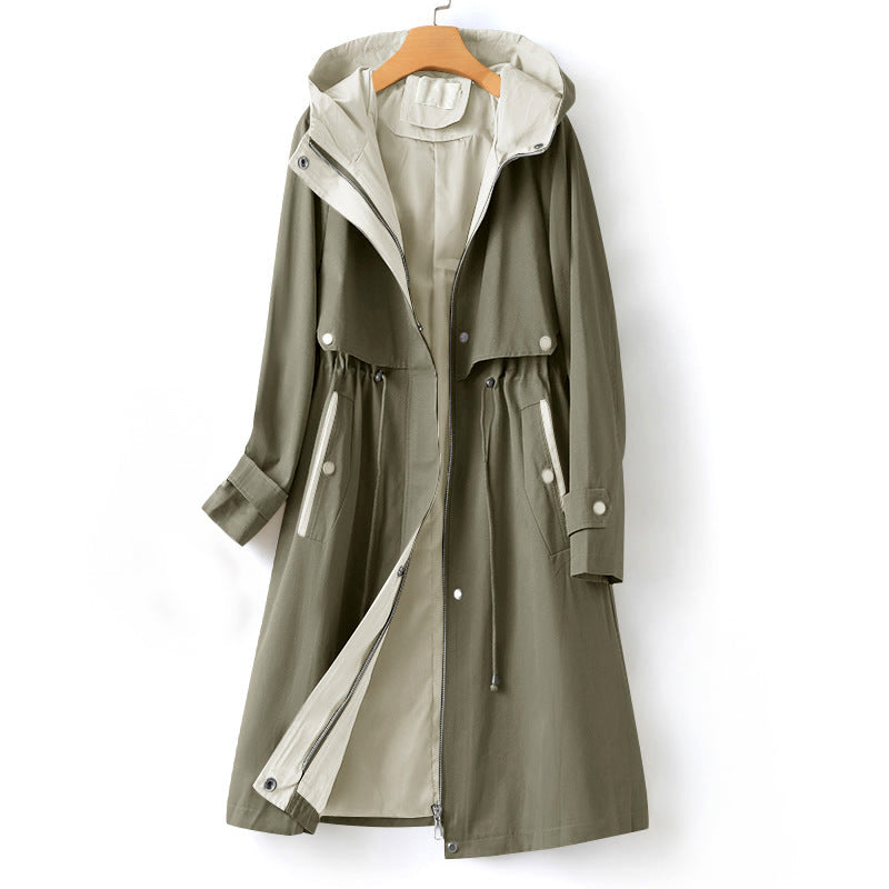 Jessika | Trench coat impermeabile con cappuccio