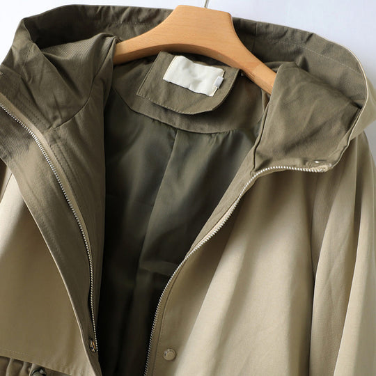 Jessika | Trench coat impermeabile con cappuccio