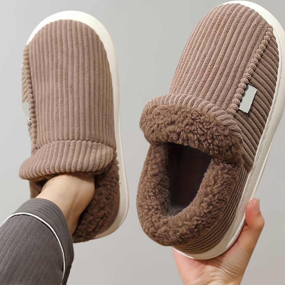 Nina – Pantofole da donna accoglienti con fodera in pile caldo