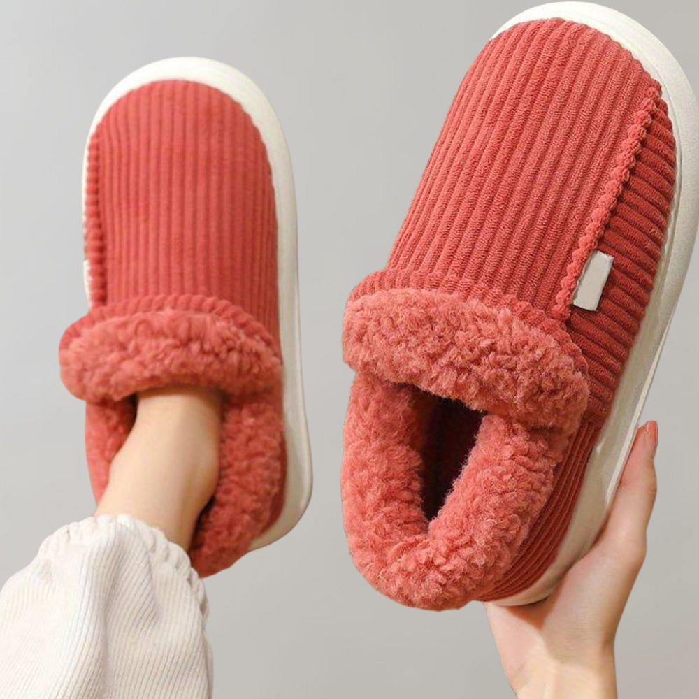 Nina – Pantofole da donna accoglienti con fodera in pile caldo