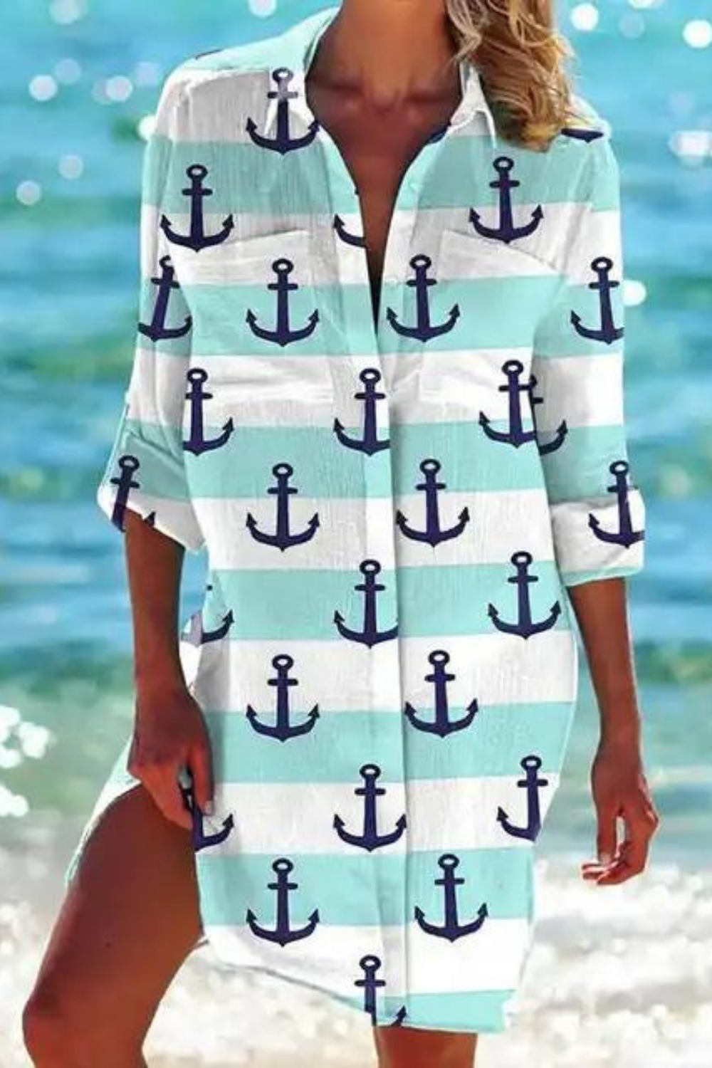 Johanna | Lightweight casual summer beach blouse