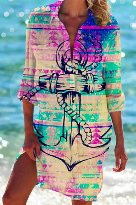 Johanna | Lightweight casual summer beach blouse
