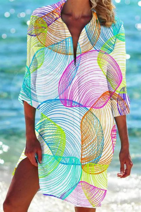 Johanna | Lightweight casual summer beach blouse